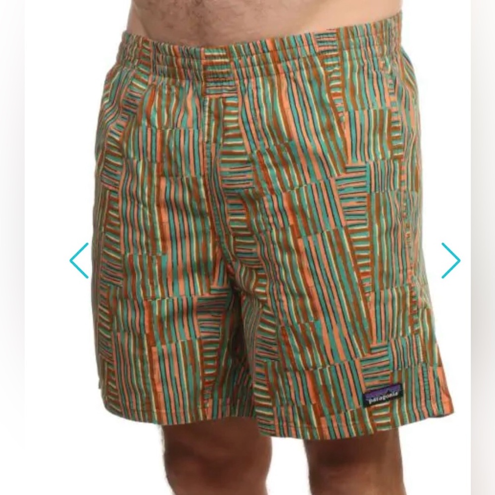 Patagonia Men's Quilty Fitz Heartleaf Green Funhoggers Shorts